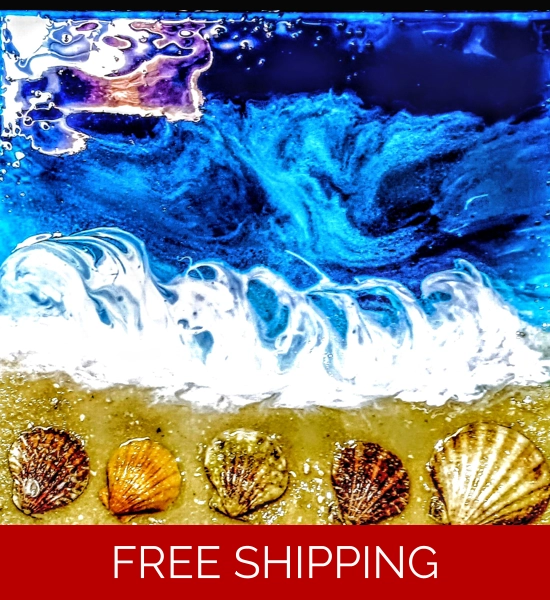 Beach Scene Cremation Canvas Beach Scene Cremation Canvas